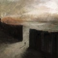 The Black Wall, impressionism referenced from Gaza Strip barrier, by Eleni Tsami - planewalk(dot)net
