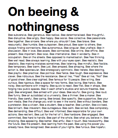 Beeing & Nothingness