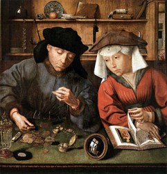 Matsijs, Quentin, The Moneylender and his Wife